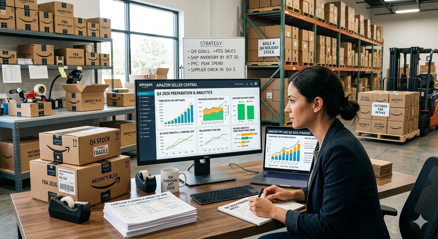 Amazon Q4 Preparation for holiday inventory forecasting and supplier planning