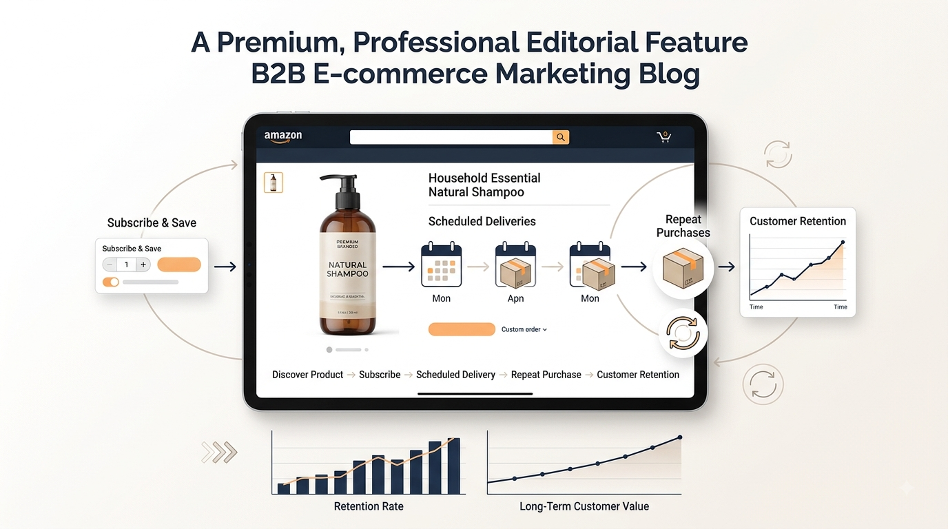 Amazon Subscribe & Save customer retention and recurring purchases